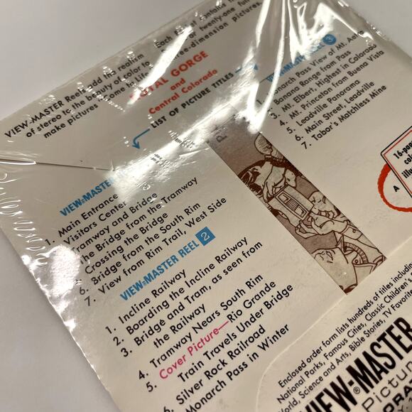 NEW SEALED View-Master 1970s US Travel Royal Gorge Reels (A323) - Picture 4 of 4